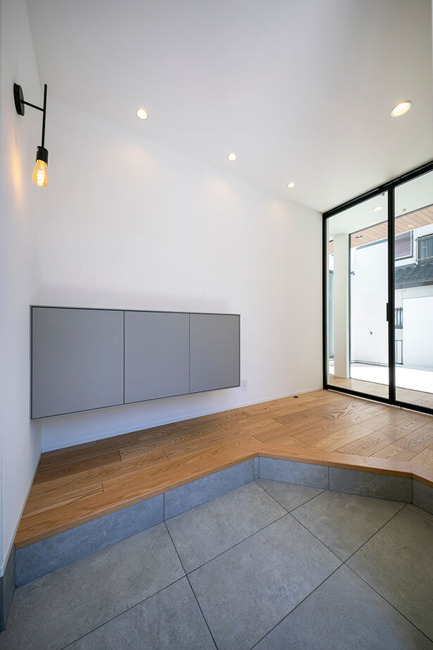 アールギャラリー(アールプランナー) 【3000万円台/シンプルモダン/30坪台/間取り図】カーテンのいらない都市生活。テラスを囲む、コの字型の家の建築実例画像19