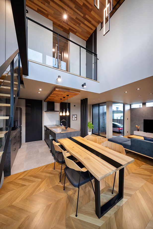 アールギャラリー(アールプランナー) 【3000万円台/30坪台/3LDK/間取り図】吹抜け×大窓×屋上庭園×家事ラク動線。日常と非日常がつながる素敵空間の建築実例画像6