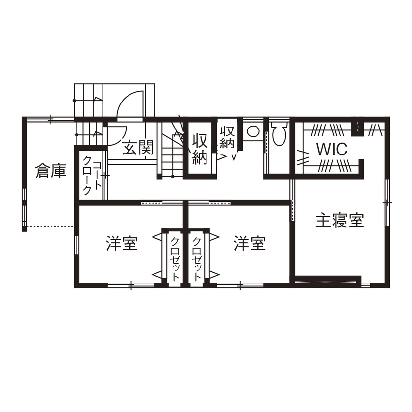 アールギャラリー(アールプランナー) 【2000万円台/30坪台/ビルトインガレージ/間取り図】2階リビングでカーテンいらずの開放的なガレージハウスの間取り図（3LDK）1階