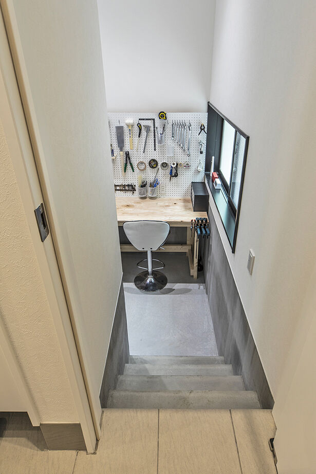 アールギャラリー(アールプランナー) 【2000万円台/30坪台/ビルトインガレージ/間取り図】2階リビングでカーテンいらずの開放的なガレージハウスの建築実例画像12