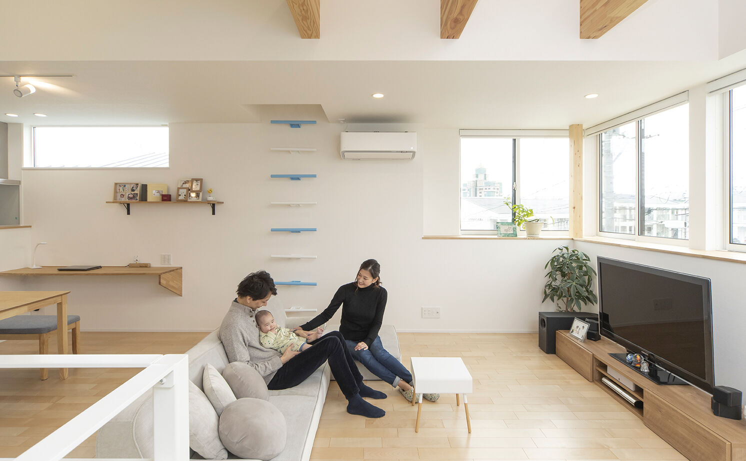 アールギャラリー(アールプランナー) 【2000万円台/30坪台/ビルトインガレージ/間取り図】2階リビングでカーテンいらずの開放的なガレージハウスの建築実例画像19