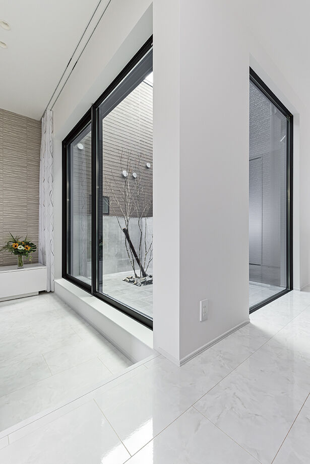 アールギャラリー(アールプランナー) 【1000万円台/30坪台/3LDK/間取り図】中庭を家族だけのプライベートラウンジに。外を閉じ、内を開放する家の建築実例画像5