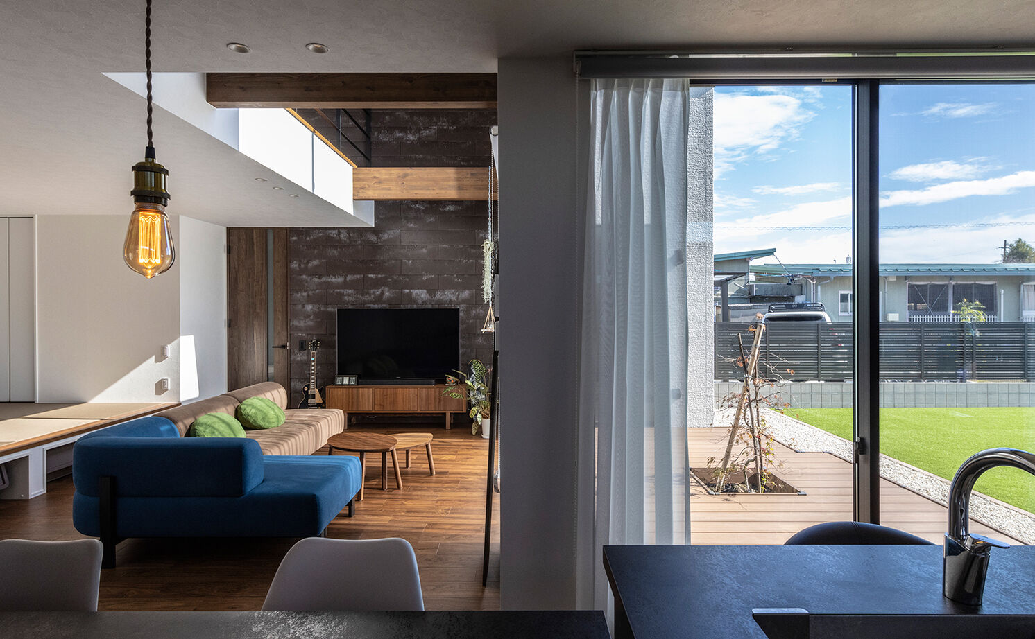 アールギャラリー(アールプランナー) 【3000万円台/40坪台/間取り図】中庭付きのコートプラン。憧れのブルックリンスタイルに“好き”を集めての建築実例画像7