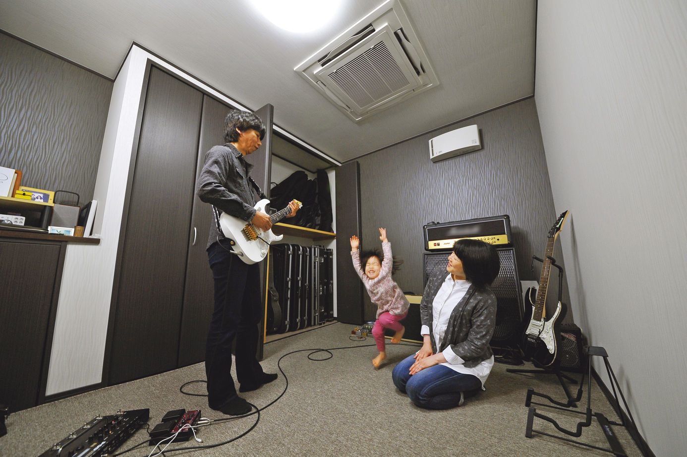 リアルホーム 間取りから防音まで　ギターを自宅で思いきり楽しむ家の建築実例画像2