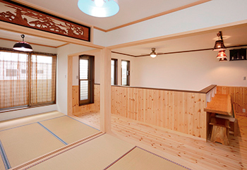 リアルホーム 【四日市/見学可能】家族6人の顔が見える居酒屋風キッチン!間取りに工夫がつまった2000万円で建つ家の実例の建築実例画像7