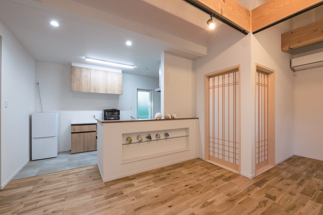 リアルホーム 【平屋20坪台/1000万円台/間取り図】自然豊かな環境で住み心地◎!ロフト、暖炉のあるコンパクトな平屋実例の建築実例画像8