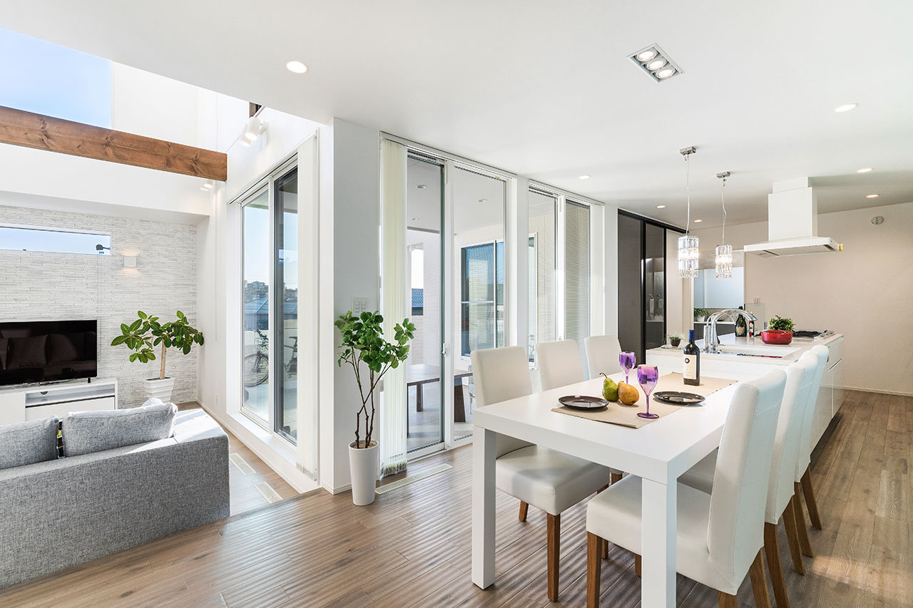 サンジョーホーム 【ホテルライク×二世帯/間取り図】立地を活かし優雅なひとときを生み出す。全館空調で年中快適な実例◎の建築実例画像4