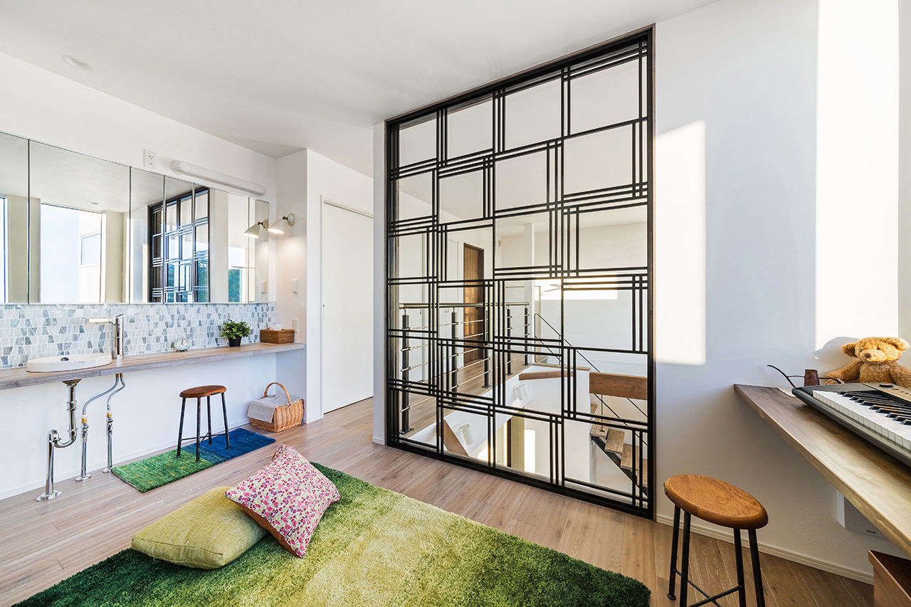 サンジョーホーム 【ホテルライク×二世帯/間取り図】立地を活かし優雅なひとときを生み出す。全館空調で年中快適な実例◎の建築実例画像7