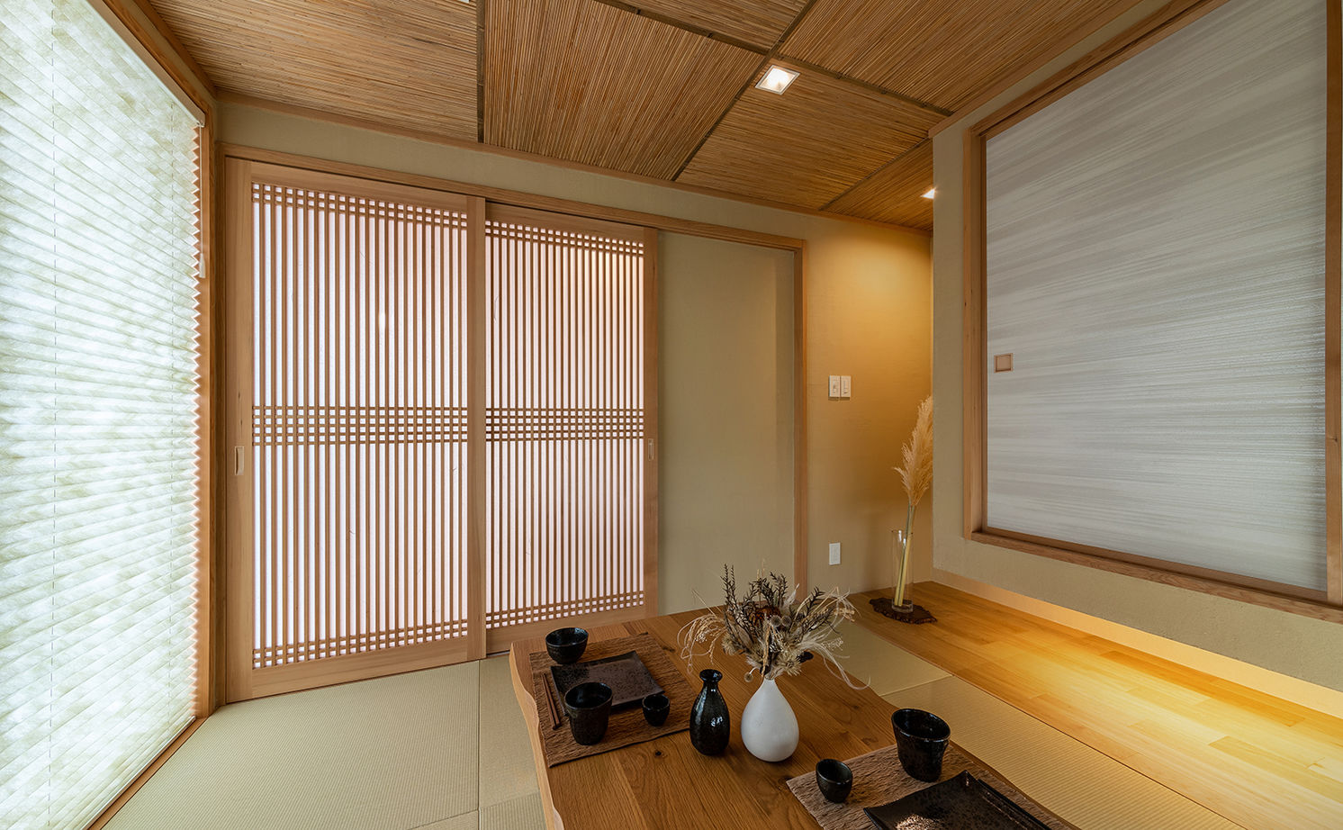 サンジョーホーム 【ホテルライク/中庭/間取り図】上質な室内。住みやすさとおもてなしを兼ね備えた多彩な居場所のある実例の建築実例画像14