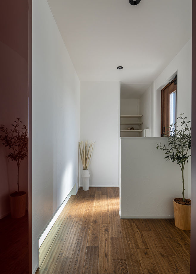 サンジョーホーム 【平屋/中庭/間取り図】モデルハウスを参考にした30坪とは思えない開放的な空間。無駄を省き収納も充実の家の建築実例画像7