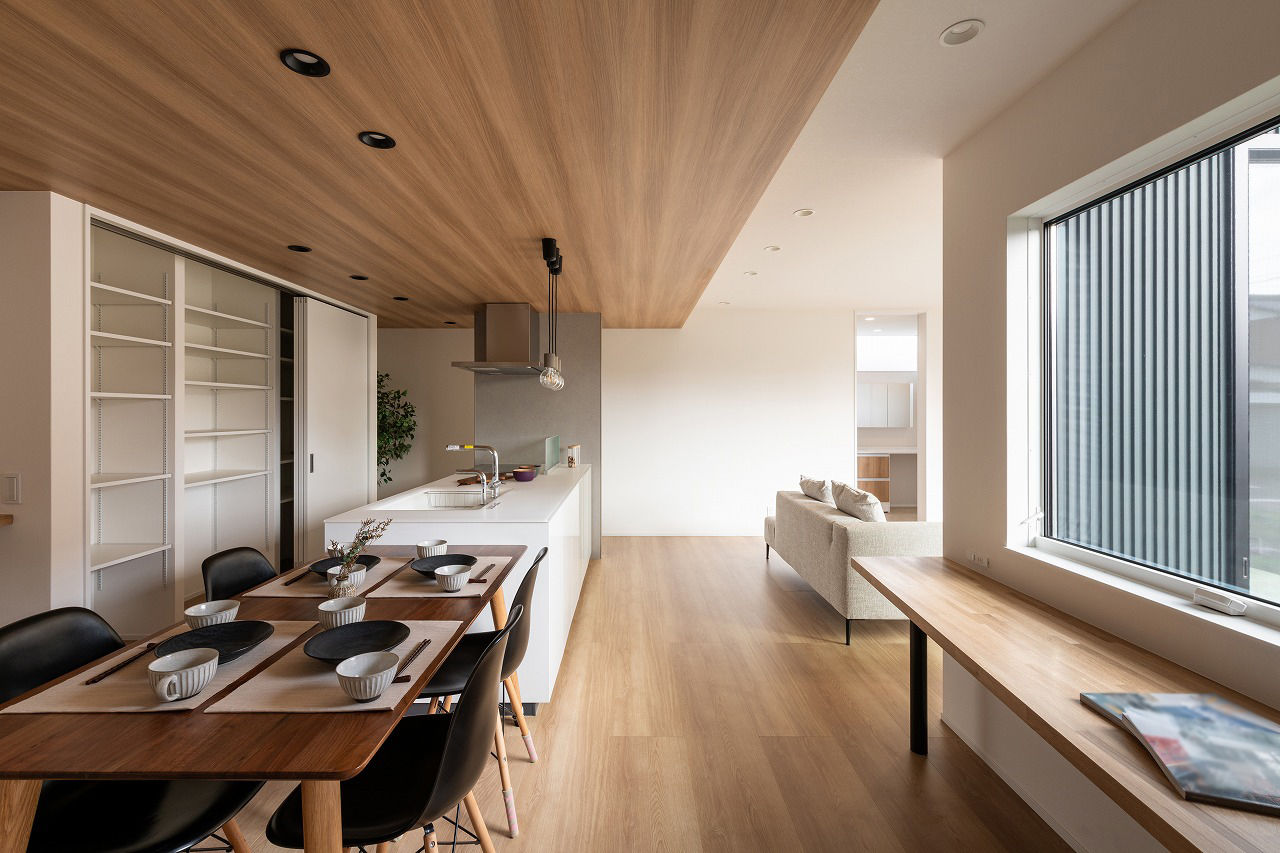 サンジョーホーム 【平屋/1000万円台/間取り図】外とのつながりを意識したL字型。29坪・3LDKのコンパクトな平屋の実例の建築実例画像3