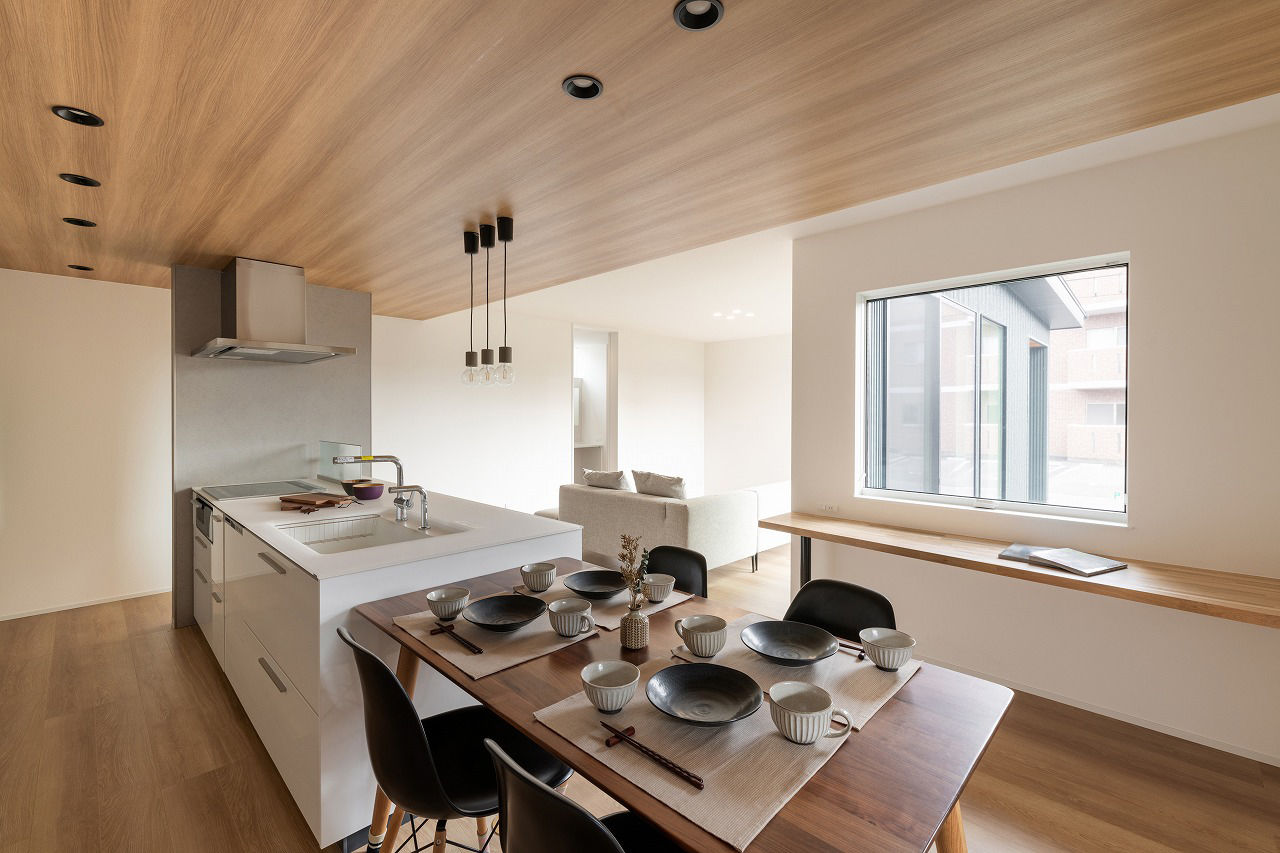 サンジョーホーム 【平屋/1000万円台/間取り図】外とのつながりを意識したL字型。29坪・3LDKのコンパクトな平屋の実例の建築実例画像7