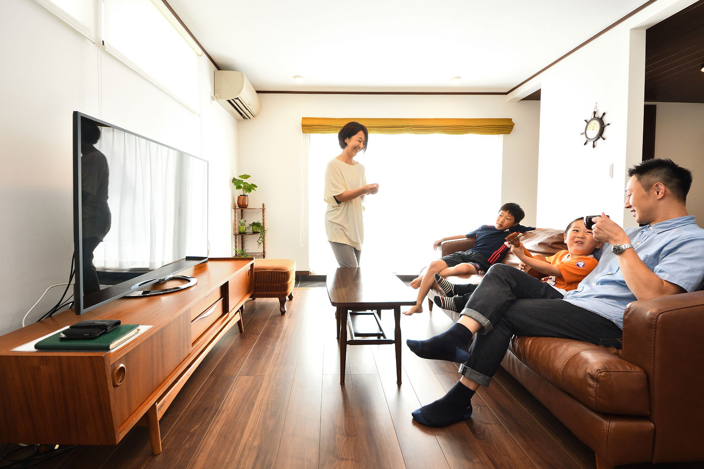 大進ホーム 【札幌市　41坪　平屋　夫婦+子ども4人　2000万円台の家】モダンと和を融合した住まいの建築実例画像4