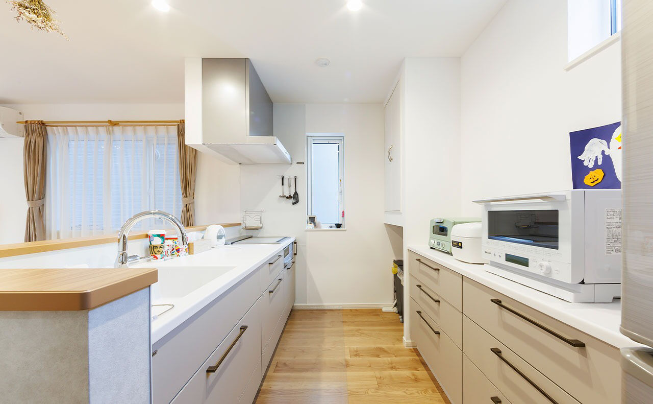 大進ホーム 【札幌市／30坪／子育て】出かけるよりも家に居たい。約31坪の敷地に、のびのび暮らせる住空間を実現の建築実例画像3