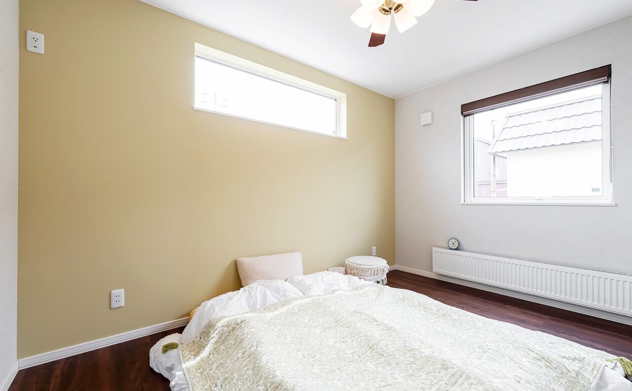 大進ホーム 【札幌市／32.6坪／階段下収納】チョークボードの壁にソーイングスペースなど、好きなものを集めた楽しい家の建築実例画像7