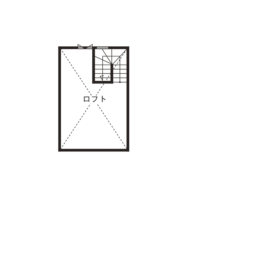 アイワホーム 【本体価格2220万円/45.9坪】アール状のニッチ、ステンドグラス、お気に入りの色のタイルに囲まれた住まいの間取り図（5K以上）ロフト