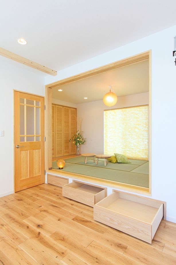 アイワホーム 【本体価格2430万円/61.6坪】趣味を楽しむガレージのあるナチュラルテイストの住まいの建築実例画像6