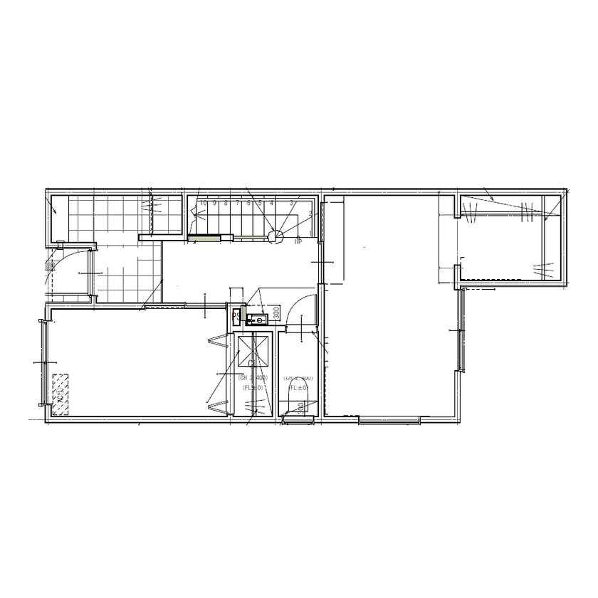 クオリティハウス／新潟材協 木の温もりを感じる、北欧ナチュラルな家の間取り図（2LDK）1階