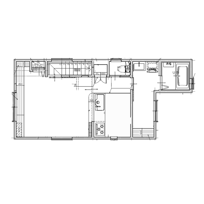 クオリティハウス／新潟材協 木の温もりを感じる、北欧ナチュラルな家の間取り図（2LDK）2階