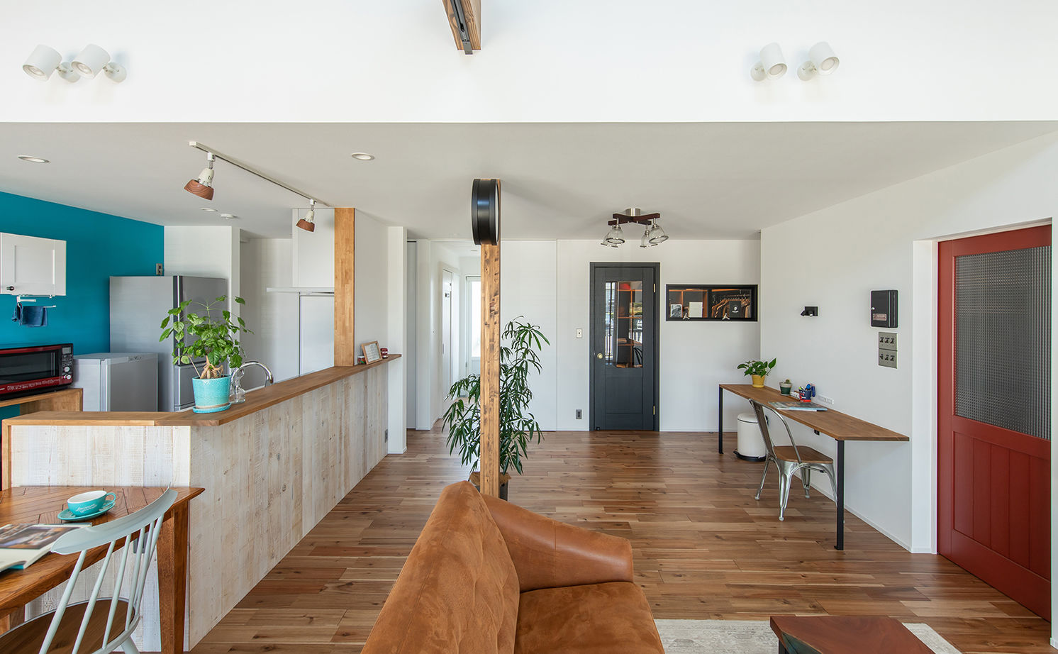 ルポハウス一級建築士事務所 【滋賀/平屋/2000万円台/30坪台/間取り図】ココスヤシが映えるカリフォルニアスタイルの家の建築実例画像3