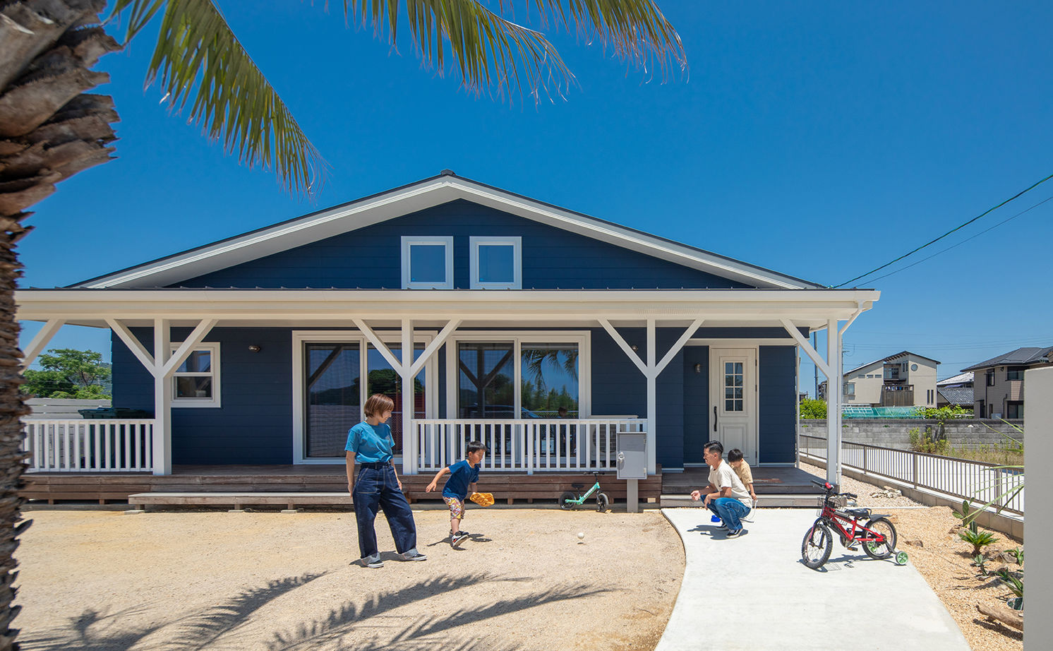 ルポハウス一級建築士事務所 【滋賀/平屋/2000万円台/30坪台/間取り図】ココスヤシが映えるカリフォルニアスタイルの家の建築実例画像15