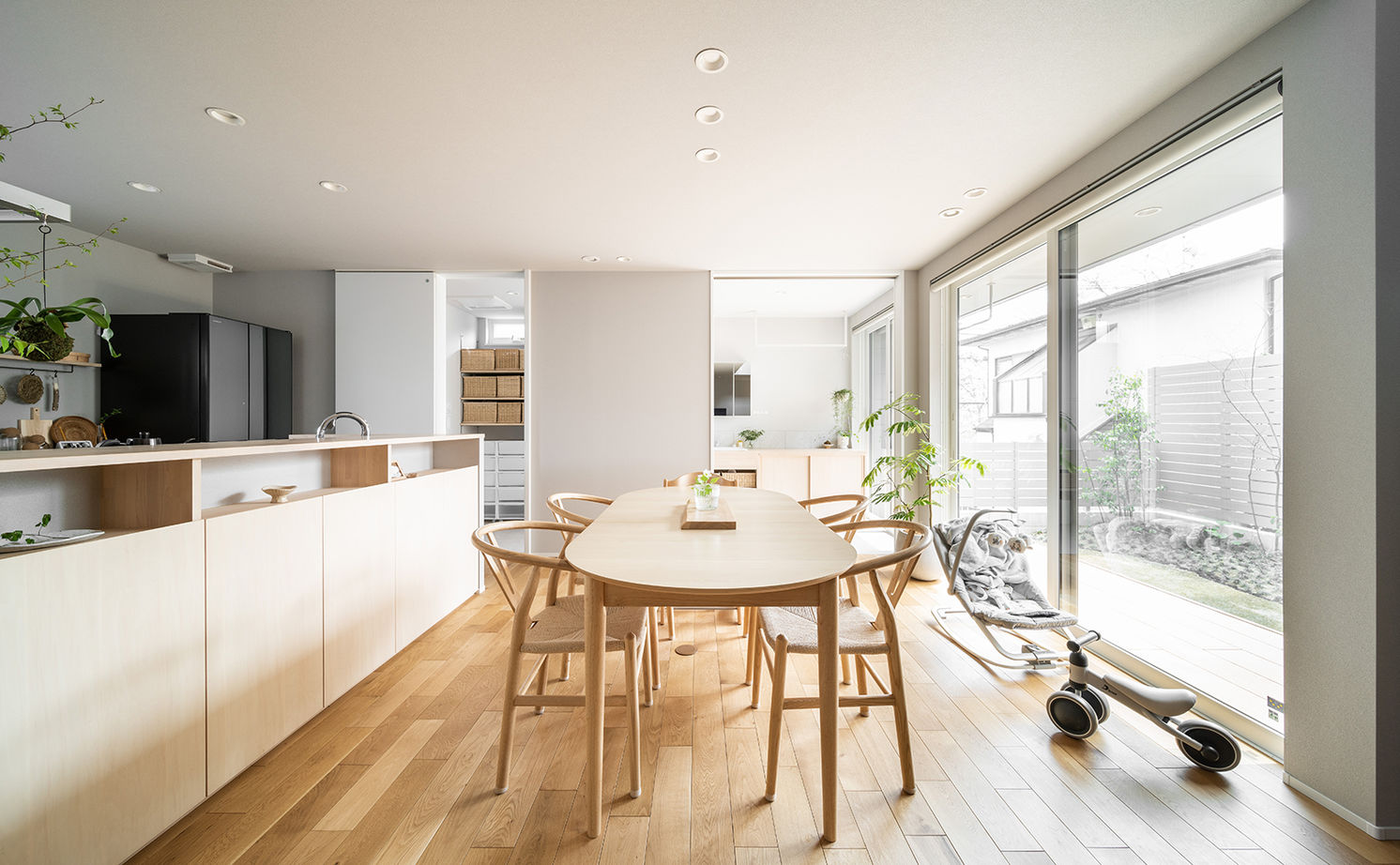 ルポハウス一級建築士事務所 【京都/2000万円台/30坪台/ガルバ/間取り図】サクラ並木をのぞむ「への字屋根」の家の建築実例画像4