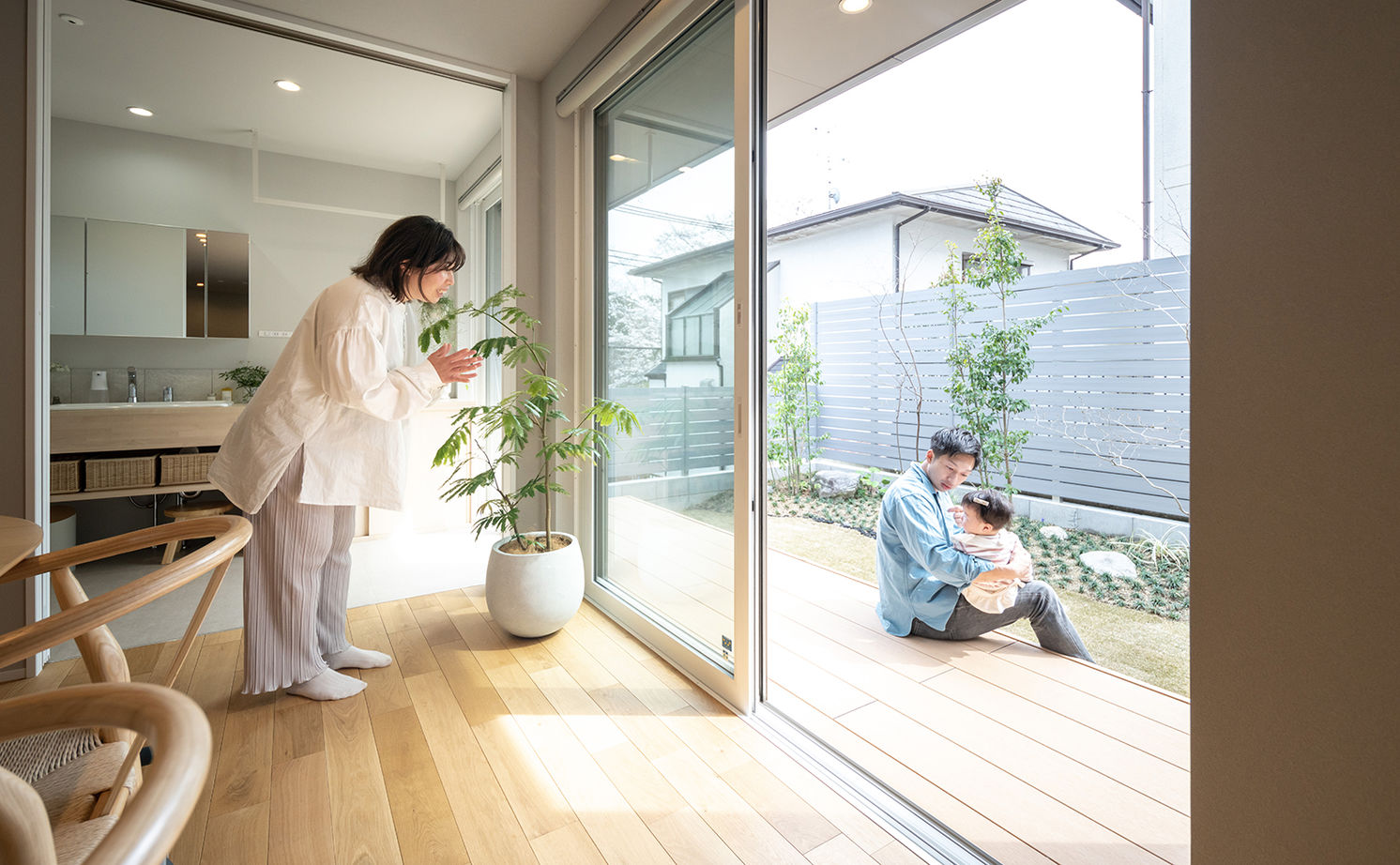 ルポハウス一級建築士事務所 【京都/2000万円台/30坪台/ガルバ/間取り図】サクラ並木をのぞむ「への字屋根」の家の建築実例画像8