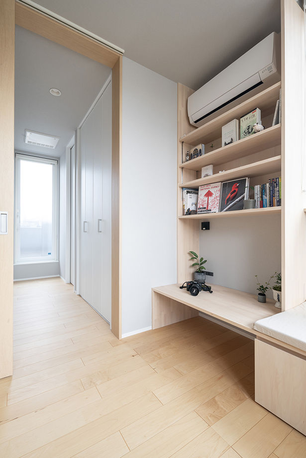 ルポハウス一級建築士事務所 【京都/2000万円台/30坪台/ガルバ/間取り図】サクラ並木をのぞむ「への字屋根」の家の建築実例画像10