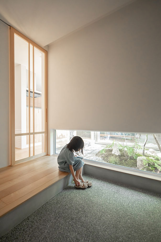 ルポハウス一級建築士事務所 【2000万円台/滋賀/中庭/吹抜け/子育て】二つのお庭がある家。非日常感が漂う暮らし良い住まいの建築実例画像11