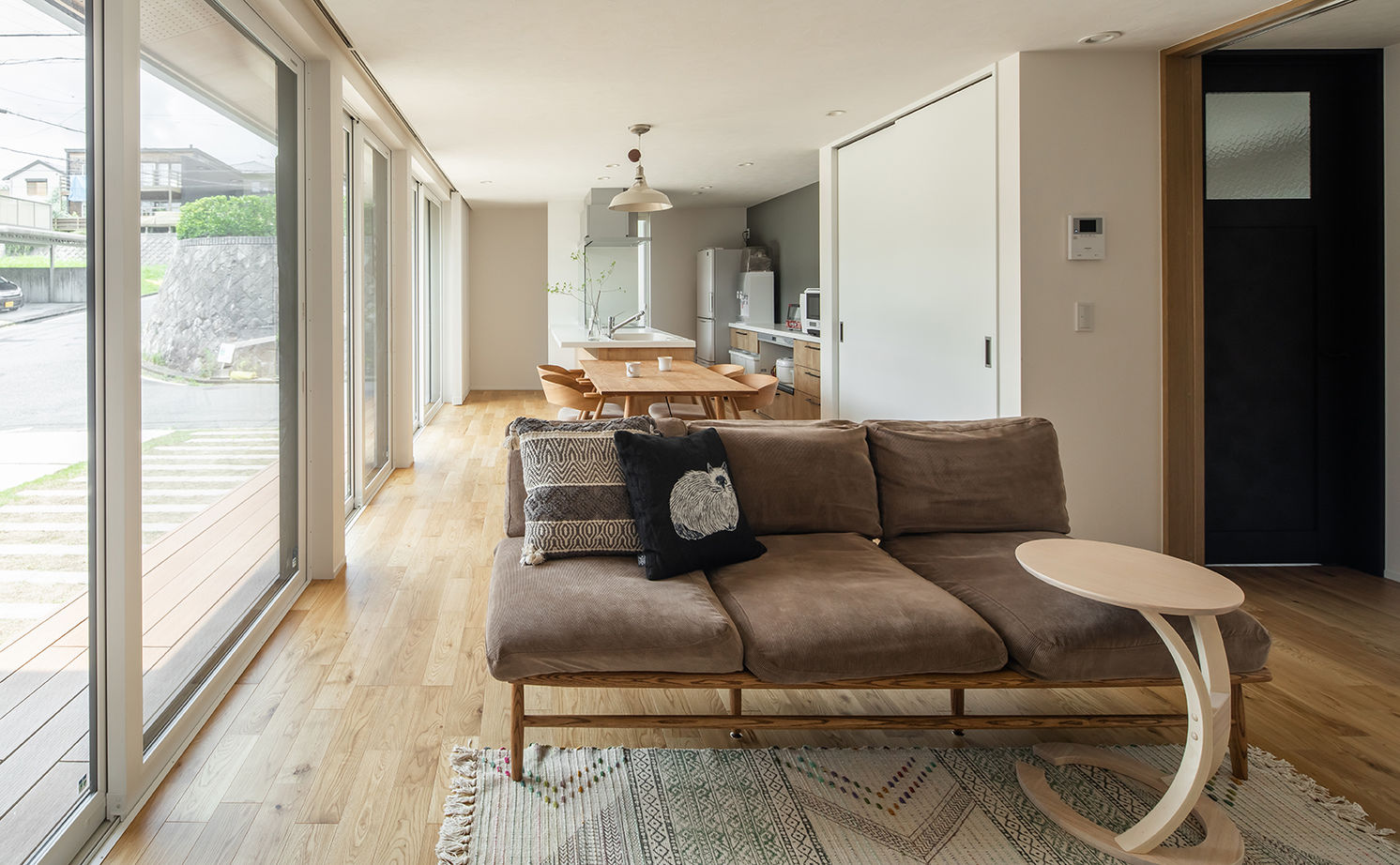 ルポハウス一級建築士事務所 【滋賀/平屋/2000万円台/30坪台/3LDK/間取り図】猫と暮らすL字の平屋の家。庭と眺望に癒されるゆとりの空間の建築実例画像3