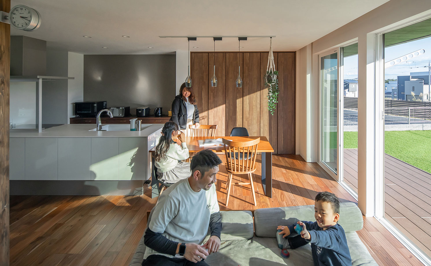 ルポハウス一級建築士事務所 【2000万円台/滋賀/子育て】家族みんなが伸びやかな家。趣味、子育て、日々の暮らし、すべて満喫の建築実例画像4