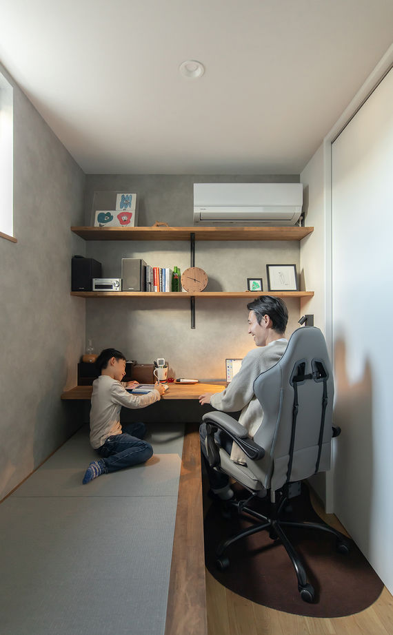 ルポハウス一級建築士事務所 【滋賀/2000万円台/吹抜け】おしゃれなインテリアが光るジャパンディスタイルの家。使い勝手の良い畳書斎もの建築実例画像8