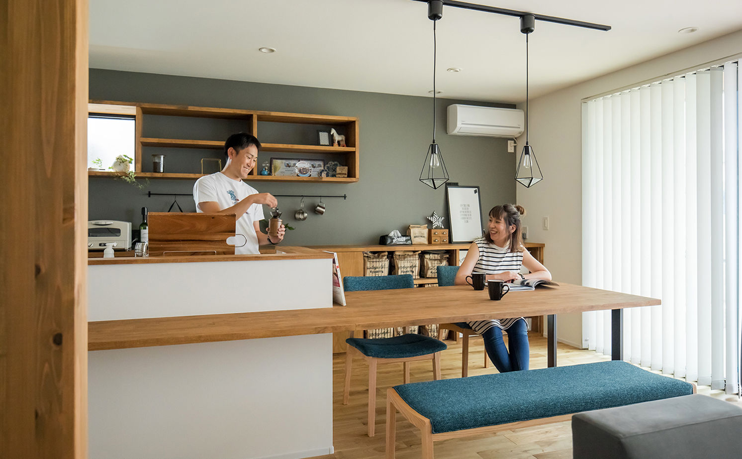 ルポハウス一級建築士事務所 【草津/2160万円】家族が集うオープンリビングの家。開放的な空間と見せる収納でカッコよく暮らすの建築実例画像16