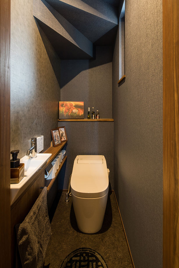 ルポハウス一級建築士事務所 【滋賀/2000万円台/間取り図】横ガルバのガレージハウス。アンティークパイン＆デニムクロスの空間で寛ぐの建築実例画像6