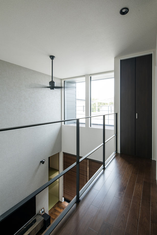 ルポハウス一級建築士事務所 【滋賀/2000万円台/間取り図】横ガルバのガレージハウス。アンティークパイン＆デニムクロスの空間で寛ぐの建築実例画像10