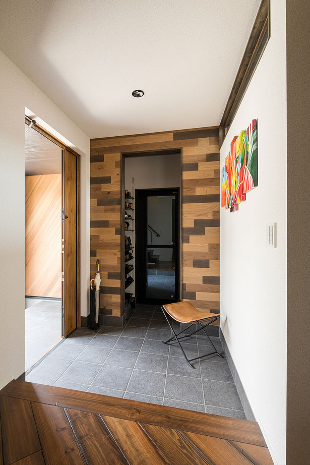 ルポハウス一級建築士事務所 【滋賀/2000万円台/間取り図】横ガルバのガレージハウス。アンティークパイン＆デニムクロスの空間で寛ぐの建築実例画像19