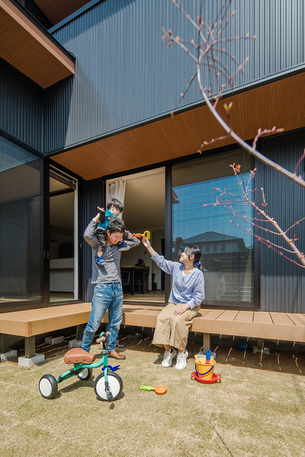 ルポハウス一級建築士事務所 【京都/1954万円】障子でつながる和モダンな家。ガルバリウムと木塀でシンプルでカッコイイ外観にの建築実例画像8