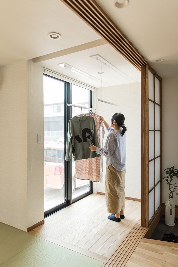 ルポハウス一級建築士事務所 【京都/1954万円】障子でつながる和モダンな家。ガルバリウムと木塀でシンプルでカッコイイ外観にの建築実例画像13