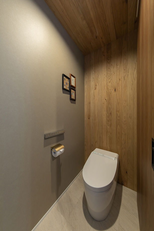 ルポハウス一級建築士事務所 【2000万円台/滋賀/変形地】豊かな眺望と暮らす２階リビング家。広い洗濯室や書斎も快適の建築実例画像8