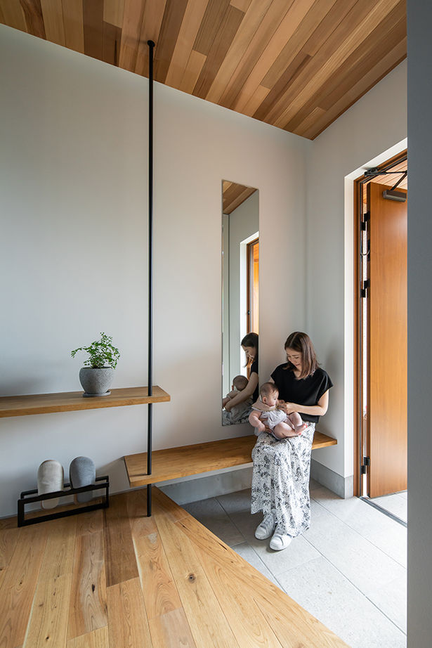 ルポハウス一級建築士事務所 【2000万円台/京都/自然素材】温かな光を感じる家。風景の中に溶け込むような２階リビングで暮らすの建築実例画像13