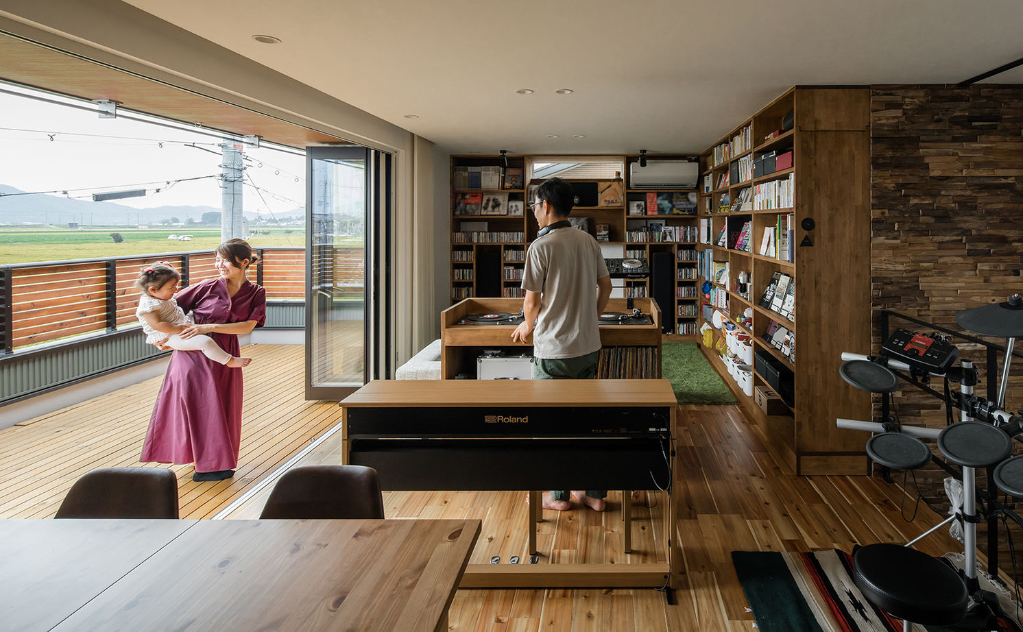 ルポハウス一級建築士事務所 【2000万円台/滋賀/子育て/２階リビング】隠し部屋のある楽しい家。遊び心＋生活重視の間取りが快適の建築実例画像2