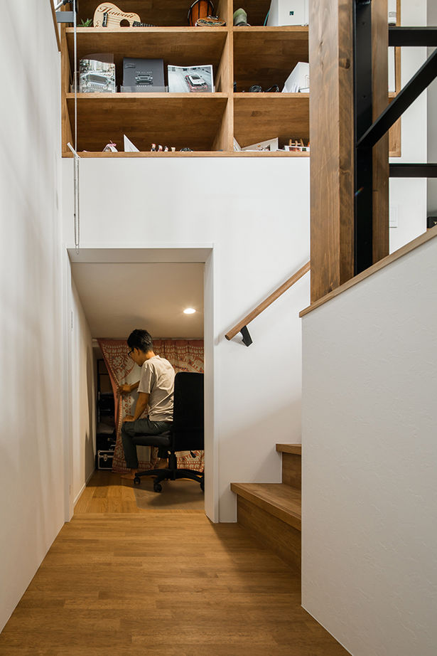 ルポハウス一級建築士事務所 【2000万円台/滋賀/子育て/２階リビング】隠し部屋のある楽しい家。遊び心＋生活重視の間取りが快適の建築実例画像17