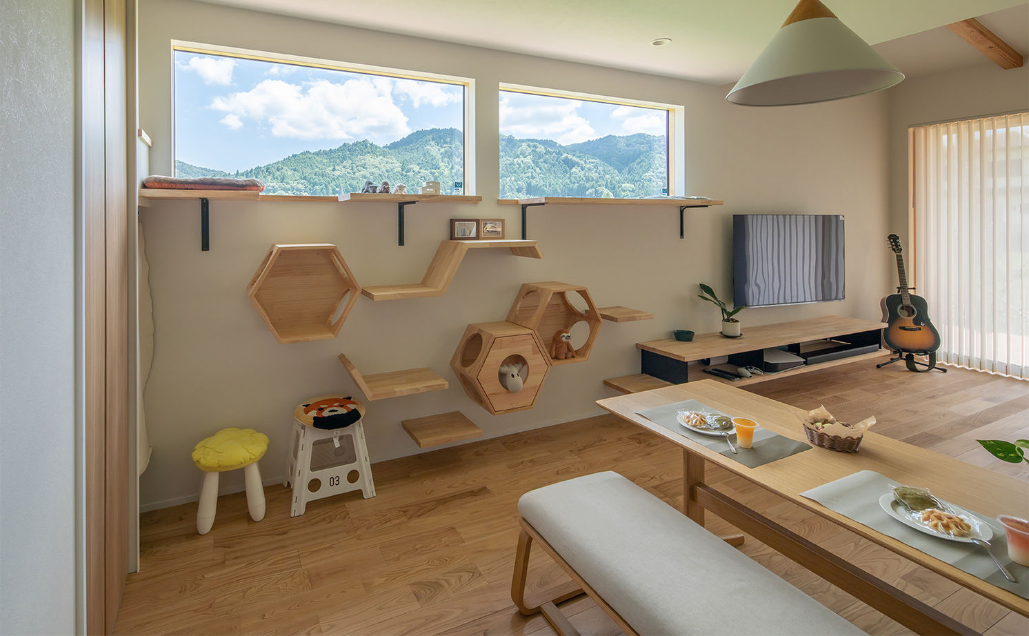 ルポハウス一級建築士事務所 【2000万円台／滋賀／猫と暮らす】日常が心豊かになる空間で、愛猫と一緒に快適な暮らしをの建築実例画像3