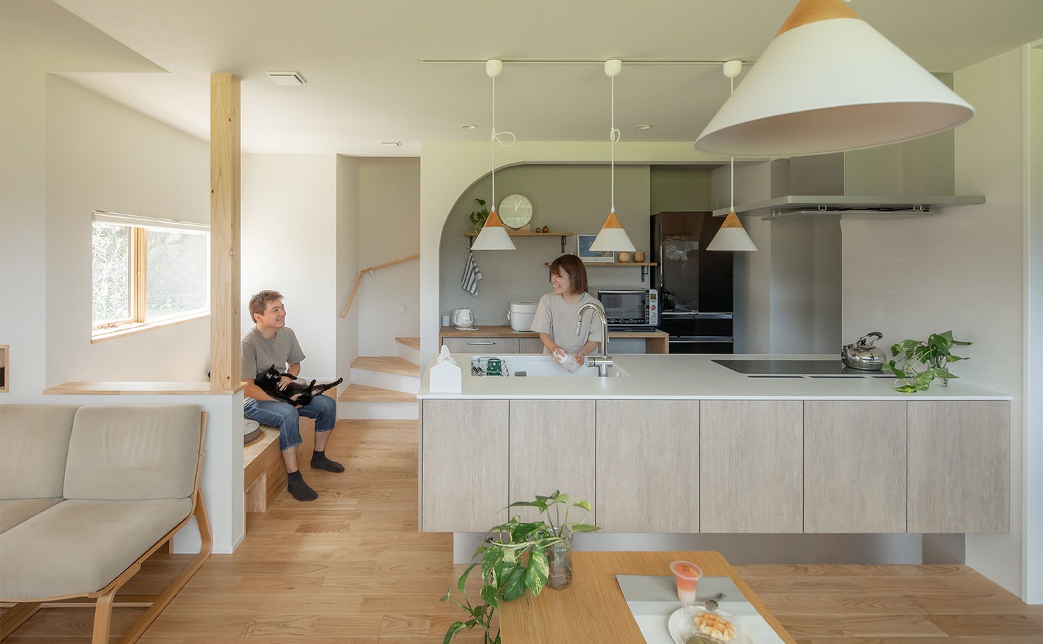 ルポハウス一級建築士事務所 【2000万円台／滋賀／猫と暮らす】日常が心豊かになる空間で、愛猫と一緒に快適な暮らしをの建築実例画像4