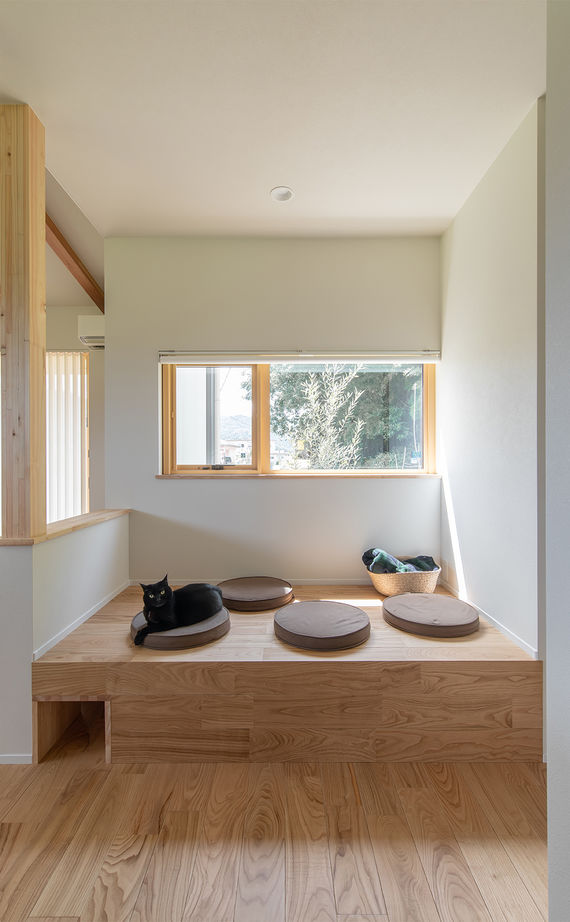 ルポハウス一級建築士事務所 【2000万円台／滋賀／猫と暮らす】日常が心豊かになる空間で、愛猫と一緒に快適な暮らしをの建築実例画像8
