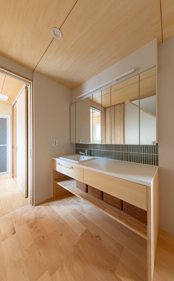 ルポハウス一級建築士事務所 【2000万円台/滋賀/子育て/和モダン】統一感にとことんこだわった、旅館のような寛ぎが魅力の住まいの建築実例画像14