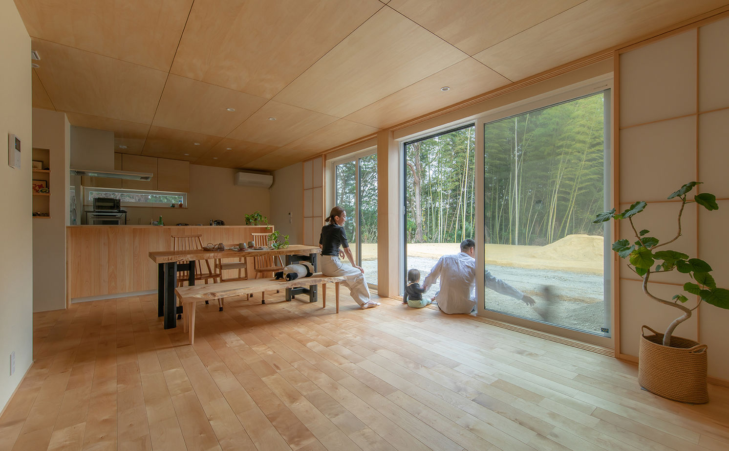 ルポハウス一級建築士事務所 【2000万円台/滋賀/子育て/和モダン】統一感にとことんこだわった、旅館のような寛ぎが魅力の住まいの建築実例画像19