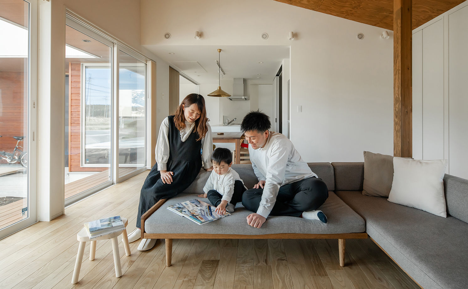 ルポハウス一級建築士事務所 【滋賀/平屋/2000万円台/30坪台/間取り図】サクラ並木を望む窓とストレスフリーの間取りに癒される日々の建築実例画像5