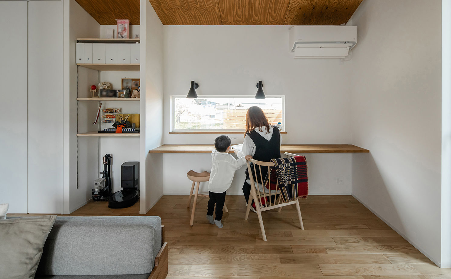 ルポハウス一級建築士事務所 【滋賀/平屋/2000万円台/30坪台/間取り図】サクラ並木を望む窓とストレスフリーの間取りに癒される日々の建築実例画像6