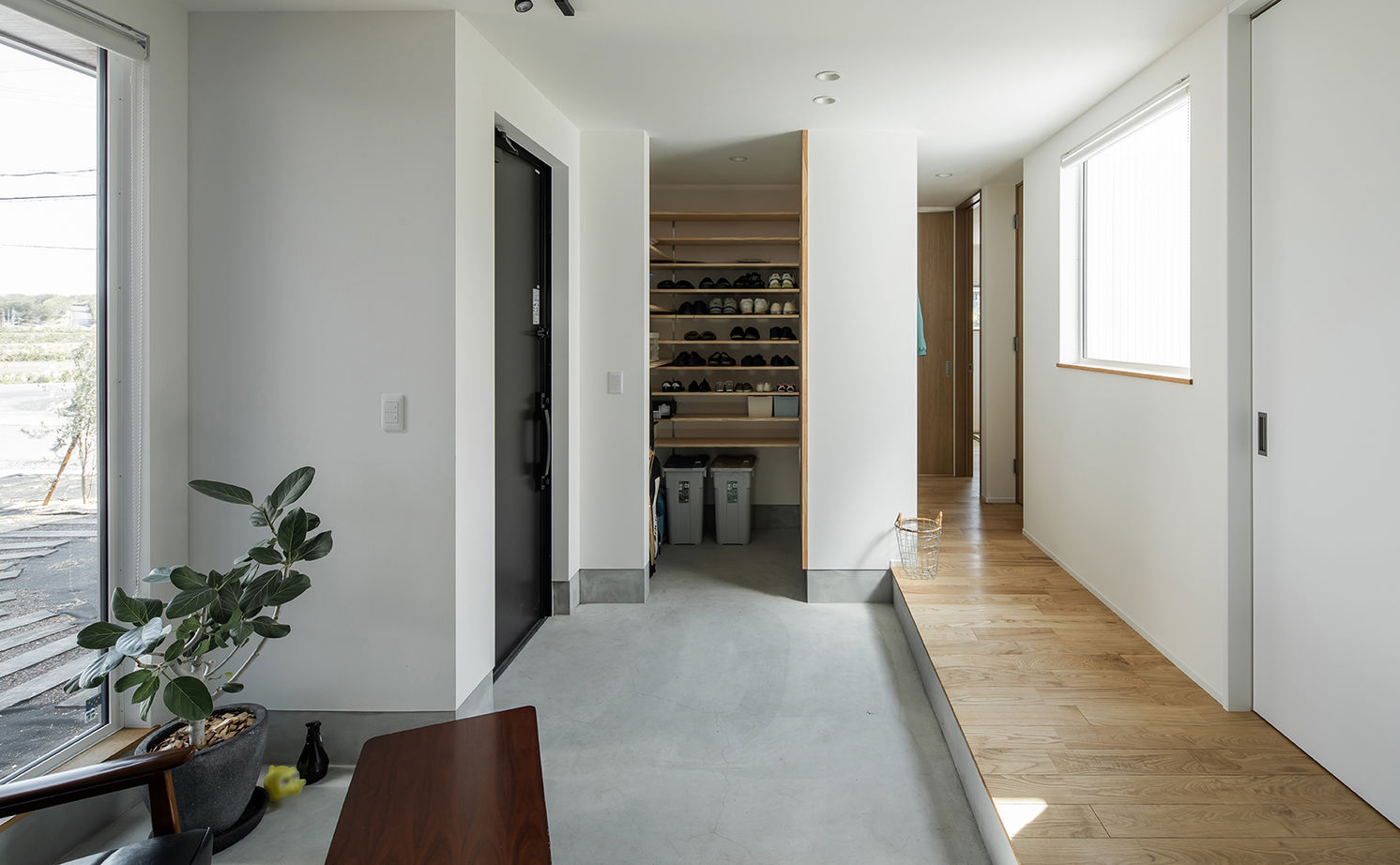 ルポハウス一級建築士事務所 【滋賀/平屋/2000万円台/30坪台/間取り図】サクラ並木を望む窓とストレスフリーの間取りに癒される日々の建築実例画像11